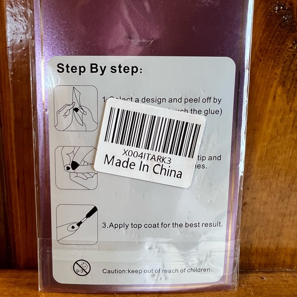 Gold, Silver & Rhinestone Nail Art Stickers - Picture 3 of 3